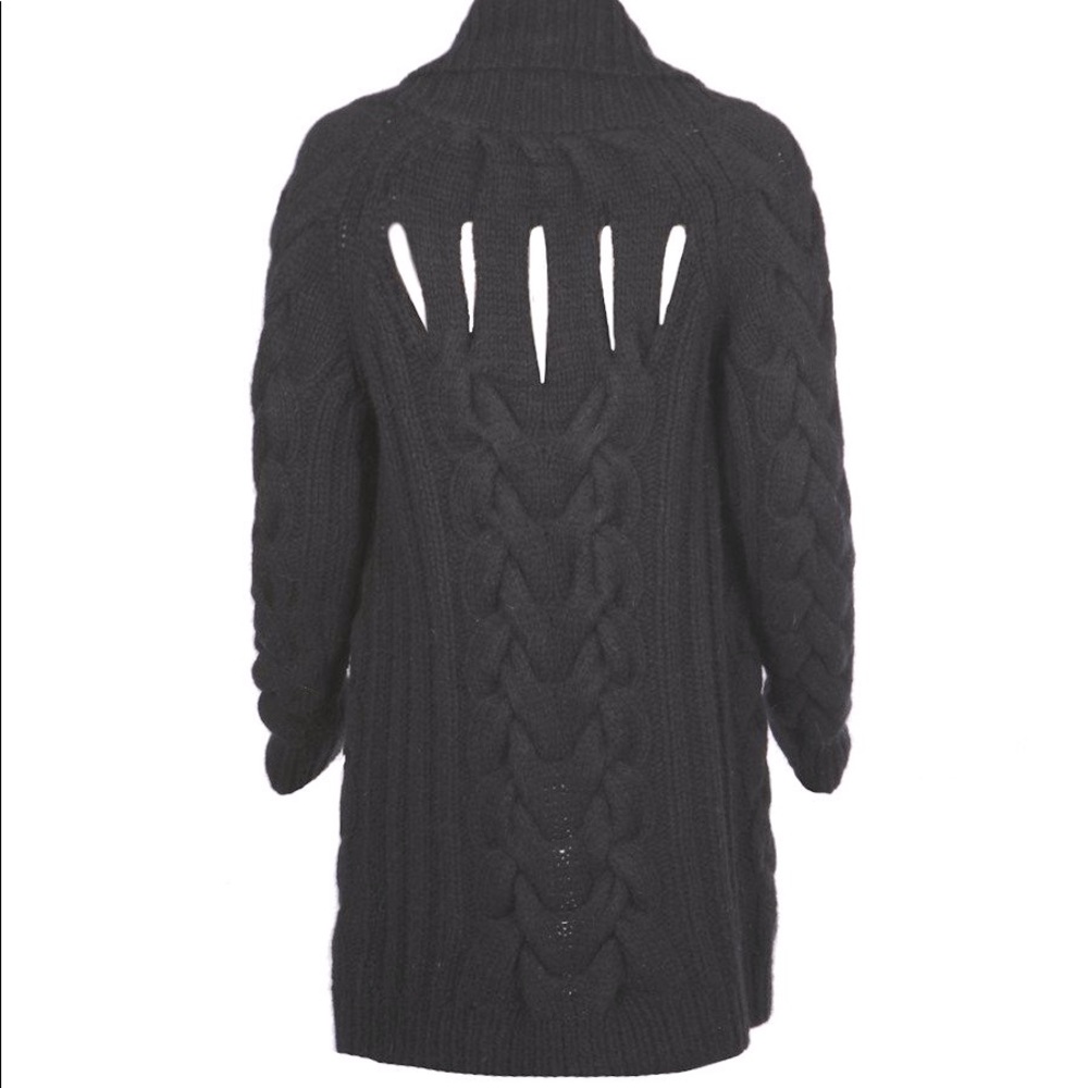 All Saints Jess Cardigan Wool Dark Grey